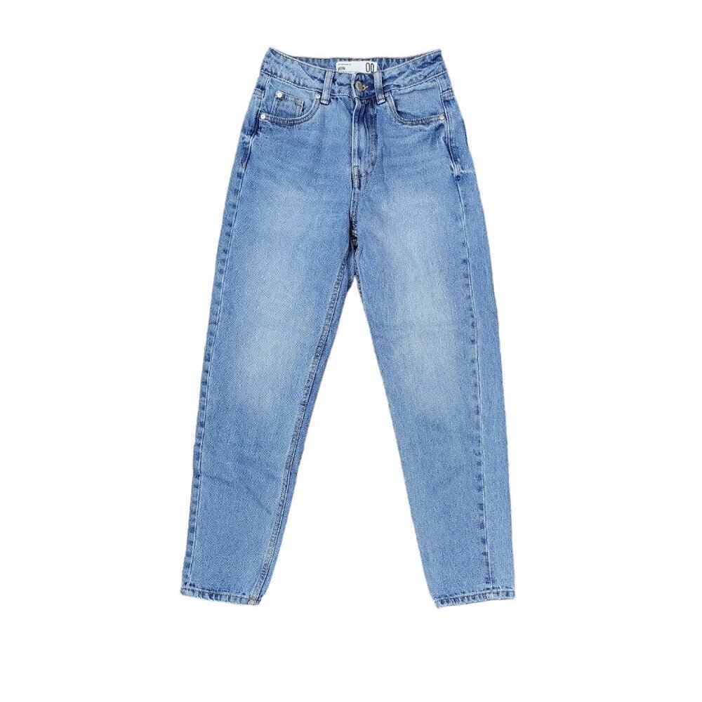 Refuge Denim MOM Women's Jeans Size 00 High Rise Medium Wash Skinny Crop